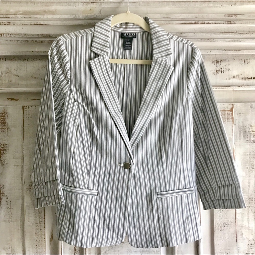NWT Striped Blazer
